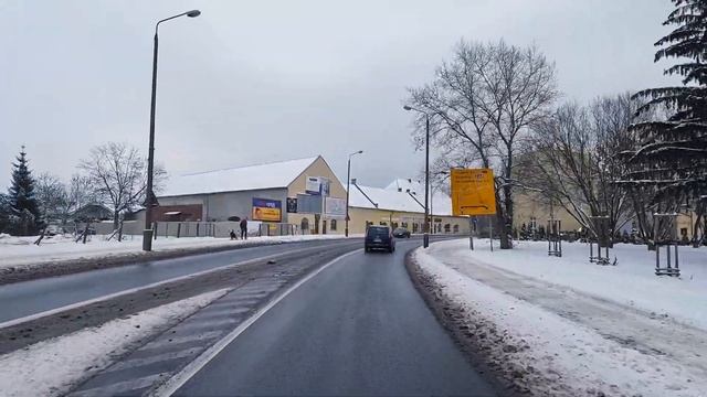 Driving In Poland From Wroclaw To Karczów