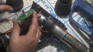 Не работает строительный фен, ремонт.