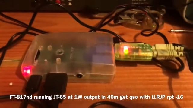 Raspberry Pi 3 and FT-817nd running WSJT-X смотреть онлайн