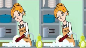 Отгадайте где спрятались три отличия.