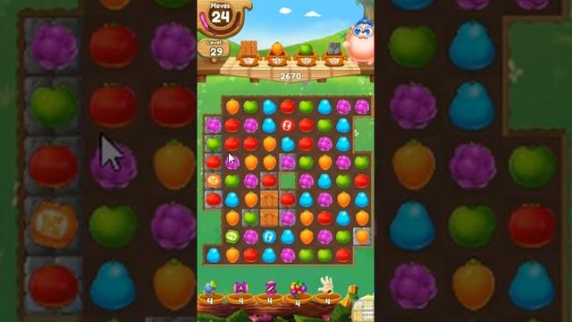 Fruit Crush Match 3 LEVEL 29 NO BOOSTERS ★★★ смотреть онлайн