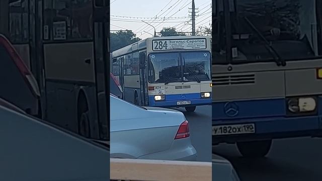 Автобус Mercedes benz 0405G по маршруту 284 Энгельс смотреть онлайн