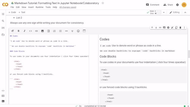 Lecture 4: Complete Markdown Tutorial For Beginners In 2023 With Google Colab смотреть онлайн