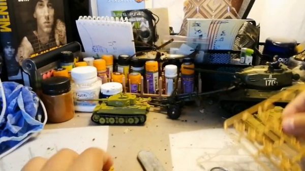 сборка танка M4A2 SHERMAN 1/72 ITALERI