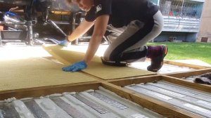 Автодом  своими руками на базе Fiat Ducato. Подготовка буса и укладка пола.