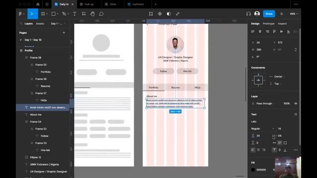 Day 6 of 100 days of Design, User Profile Designs Daily UI смотреть онлайн