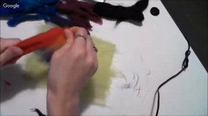 ЖИВОПИСЬ ШЕРСТЬЮ. Шерстяная акварель. Мастер-класс "Петух". Ольга Чепишко