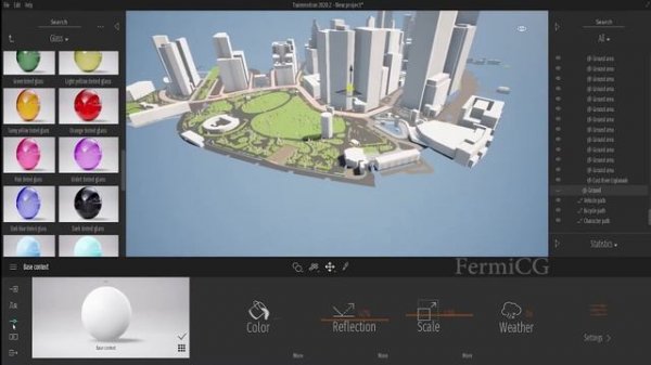 OSM data in Twinmotion- open street map data to 3d city model