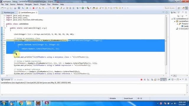 What is a Static Method reference? - The number more than 50? | Java 8 method reference смотреть онлайн