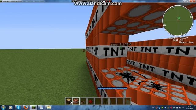 Как сделать большой ВЗРЫВ в игре MINECRAFT. смотреть онлайн