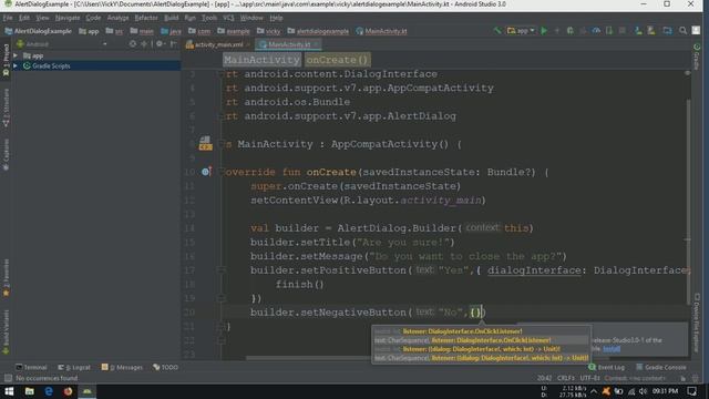 Android Tutorial (Kotlin) - 25 - AlertDialog смотреть онлайн