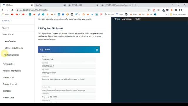 Fyers API Integration | Authorization | Profile | Fund | Holding | Part -3 (2020) смотреть онлайн