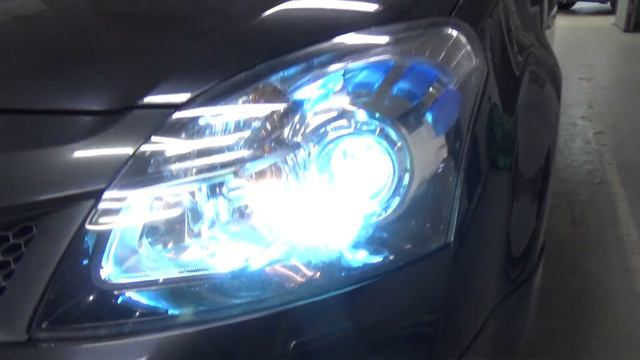 Renault Koleos 2011-замена биксенона на Hella 3r +Osram LongLife