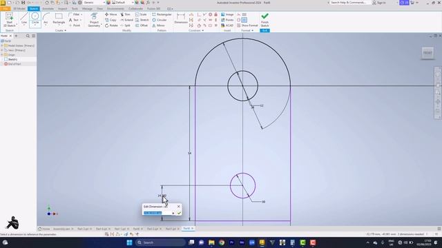 Autodesk Inventor 2024 - Clamp Part 2 смотреть онлайн