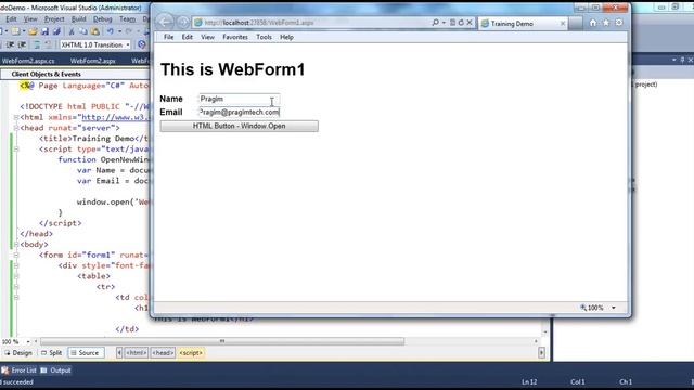 Opening new window using javascript in asp.net Part 57 смотреть онлайн