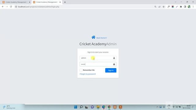 Cricket Academy Management System Using PHP and MySQL | PHPGurukul смотреть онлайн