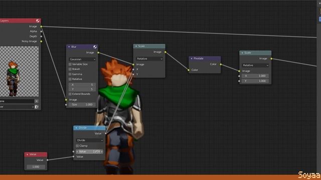 How to Make Animated PIXEL ART Characters Sprites with Blender 2.9 | Quick and Easy TUTORIAL смотреть онлайн