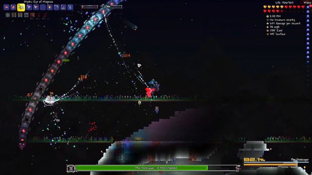 Terraria Calaity Mod: Not Your Normal Destroyer Fight смотреть онлайн