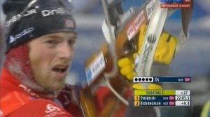 БИАТЛОН. КМ 2010-11. Эстерсунд (Швеция). Мужчины. Гонка преследования 12,5 км. 05.12.2010. 720p.