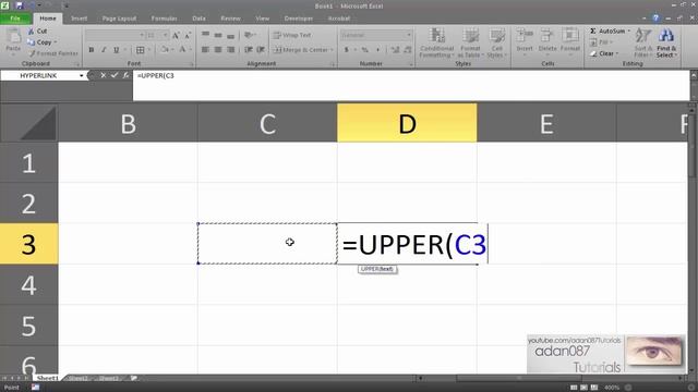 Excel convert text to uppercase смотреть онлайн