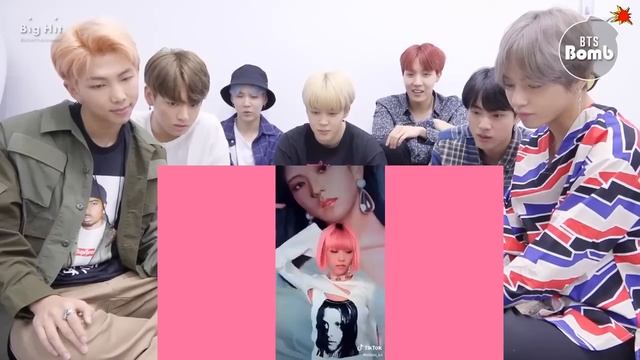 BTS Reaction  Blackpink Tik Toks