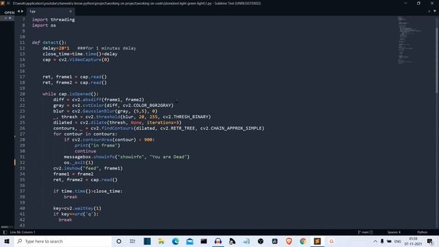 How to Create Red Light Green Light game using Python смотреть онлайн