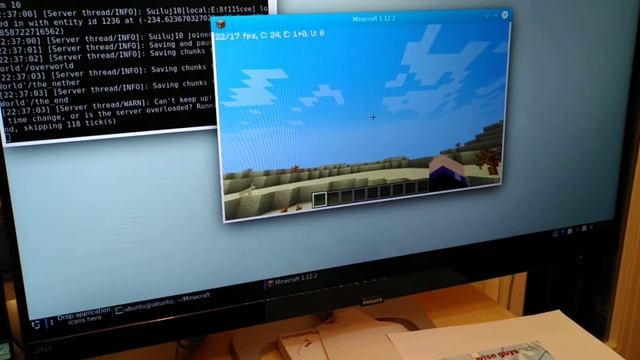 minecraft java 12.2 on Raspberry Pi 4B смотреть онлайн