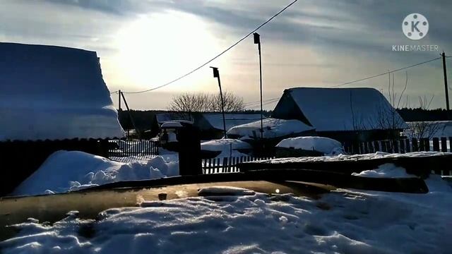 Стройка домика!Построили дровяник!Отремонтировали печь! смотреть онлайн