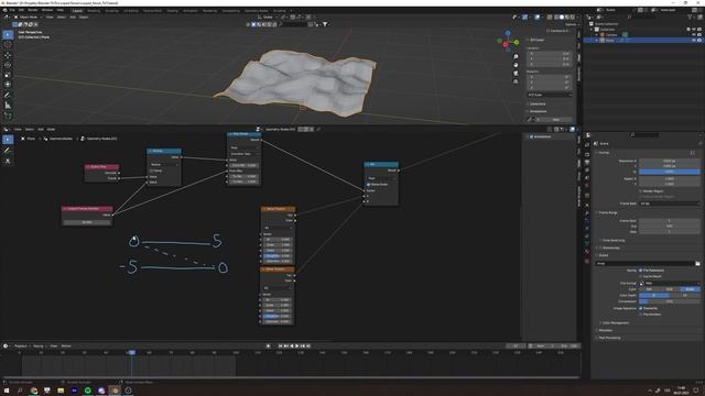 Procedural Looped Noise | Blender 3.4 Geometry nodes смотреть онлайн