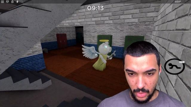 RUNNING FROM KILLER PORK! | ROBLOX PIGGY CHAPTER 5!! смотреть онлайн