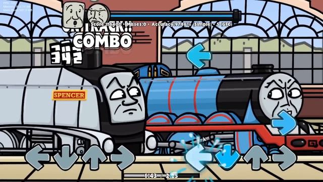 FNF: The Railway Funkin' Gameplay/playthrough Idk