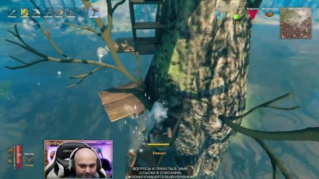 Valheim - Армянский Викинг с факелом на дракона... смотреть онлайн