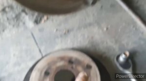 TOYOTA COROLLA 120 замена задних тормозных дисков