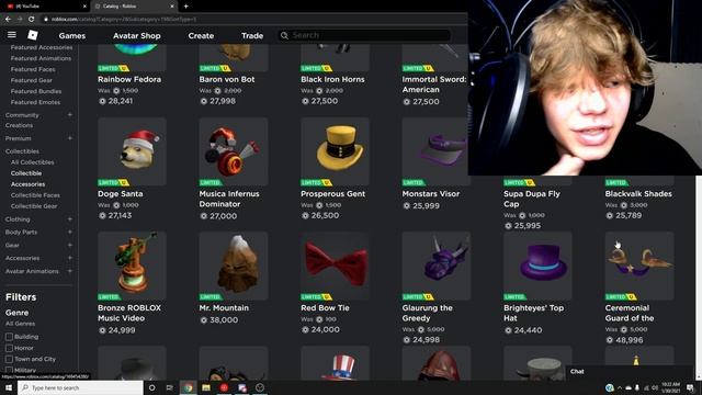 SPENDING 20K ROBUX TO ROBLOX BUY MY DREAM ITEM.. смотреть онлайн