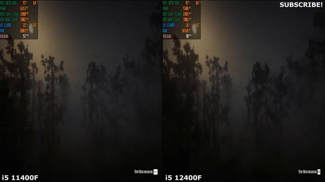 I5 11400F Vs I5 12400F | RTX 3070