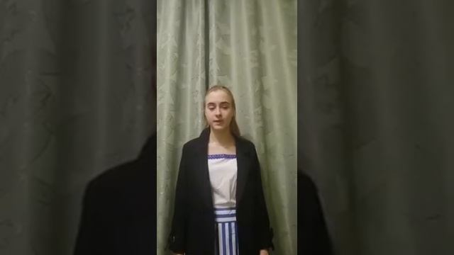 Цабека Анастасия, 8 класс. Е Евтушенко "Идут белые снеги" смотреть онлайн