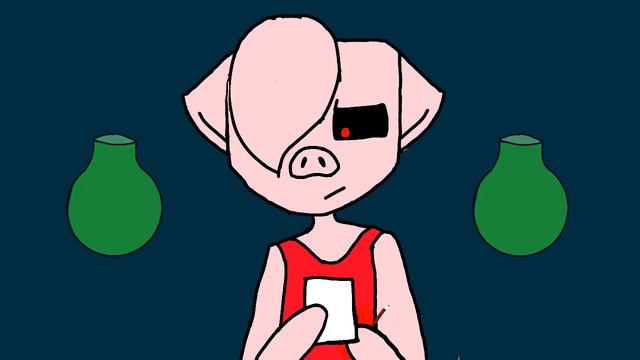 Meme: Нарисую ему сердечко. 《Piggy animation》 смотреть онлайн