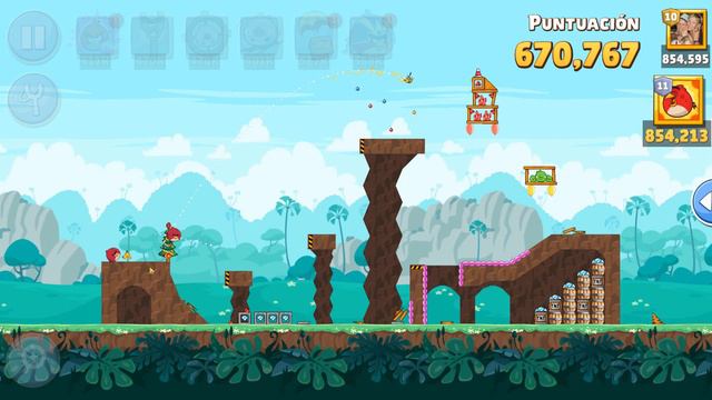 Angry Birds Friends Level 10 Tournament 990 Highscore POWER-UP walkthrough смотреть онлайн