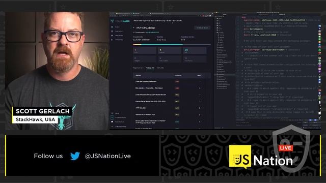 Automated Security Testing for JS Apps & Underlying APIs - Scott Gerlach, JSNation Live 2021 смотреть онлайн