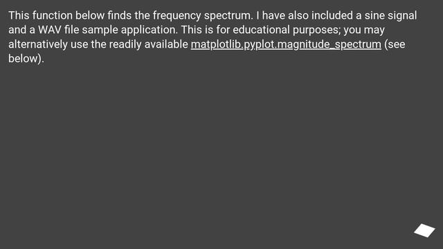 Audio Frequencies in Python смотреть онлайн