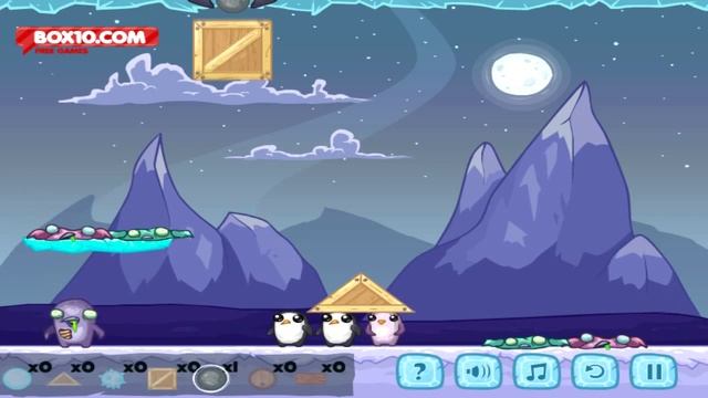 Мультик Игра Атака Зомби-пингвинов /Zombieguins Attack/игры зомби прохождение смотреть онлайн