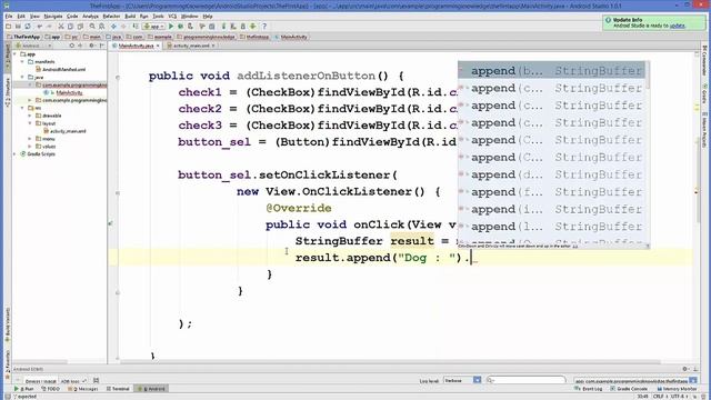 Android Tutorial for Beginners - Android Checkbox Basics and Example смотреть онлайн