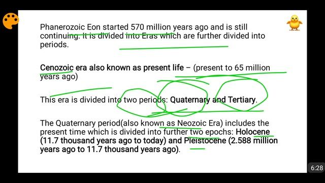 Geological Time-Scale of Earth - Eons, Era, Epochs & Periods Explained (In Hindi) смотреть онлайн