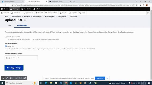 DRUPAL9: Installing DRUSH using Composer under GIT, Adding new FILE Uploader in Content type смотреть онлайн
