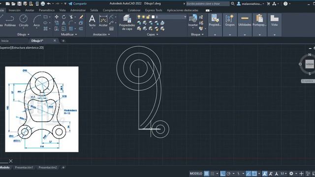 Autodesk AutoCAD 2022 Dibujo2 dwg 2021 09 25 22 10 33 смотреть онлайн