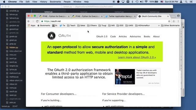 Worked Example: Twitter API (Chapter 13) смотреть онлайн