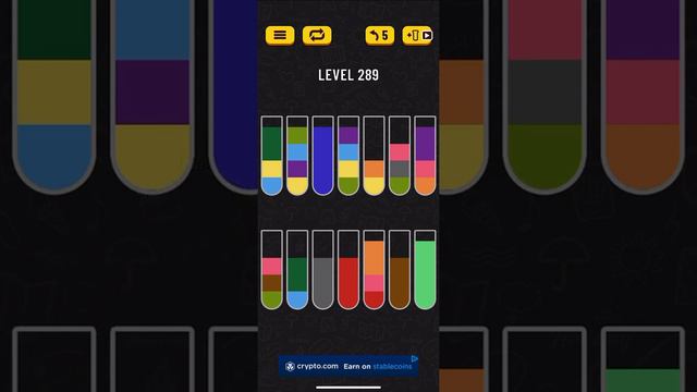 Прохождение Water Sort Puzzle Level 289 👍🏻👍🏻👍🏻