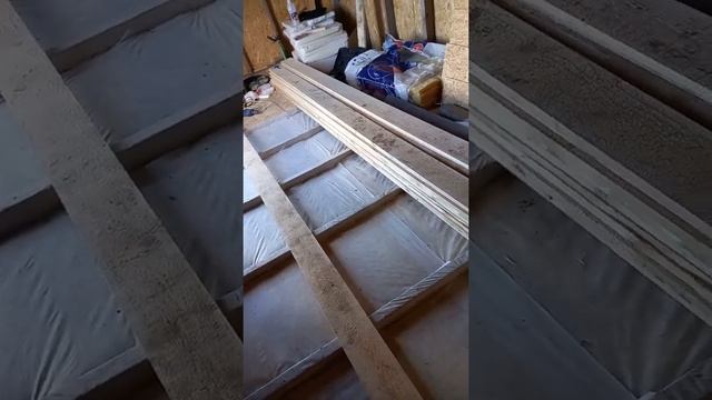 Пол в бытовке. Утепление, пароизоляция, монтаж.