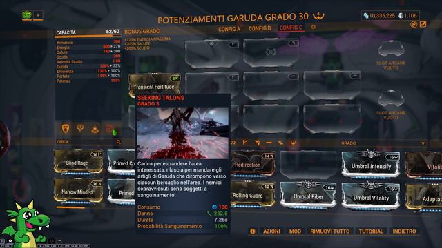 [Warframe] Build Garuda & Review - Analisi ITA