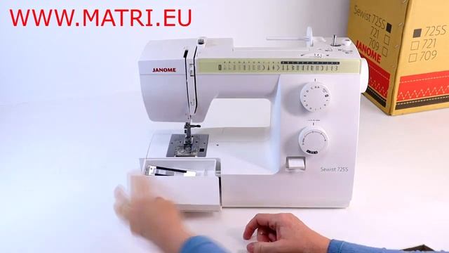 Janome Sewist 725S Sewingmachine What's In The Box